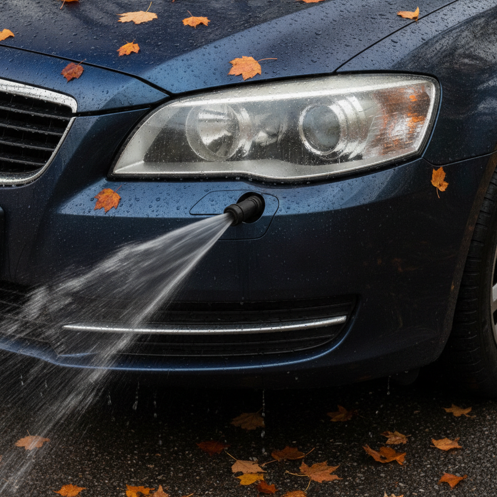 Омыватель фар на Mazda 3 BK: как работает, как включить и почему не брызгает