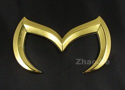 Golden Bat Batman Car Metal Emblem Badge Sticker Decal Fit For Mazda 3 5 6 CX